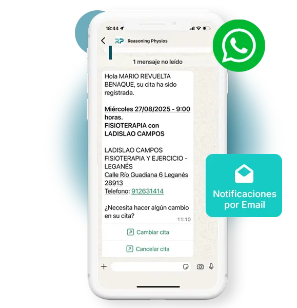 Notificaciones por WhatsApp